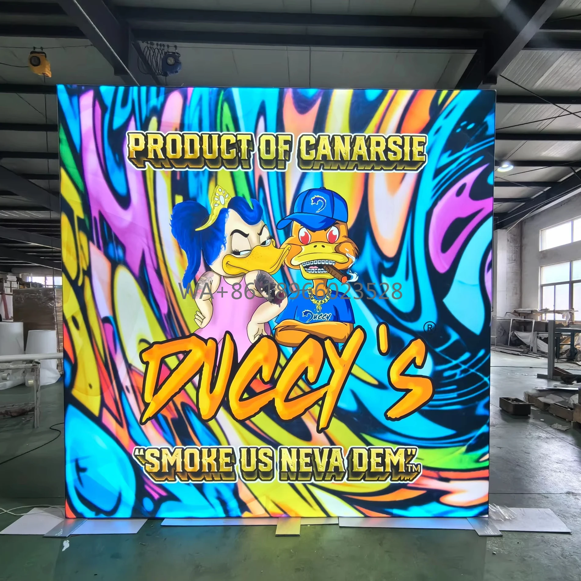 10x10 Exhibition Booth Design Cool LED Backlit for Anime Expo Los Angeles