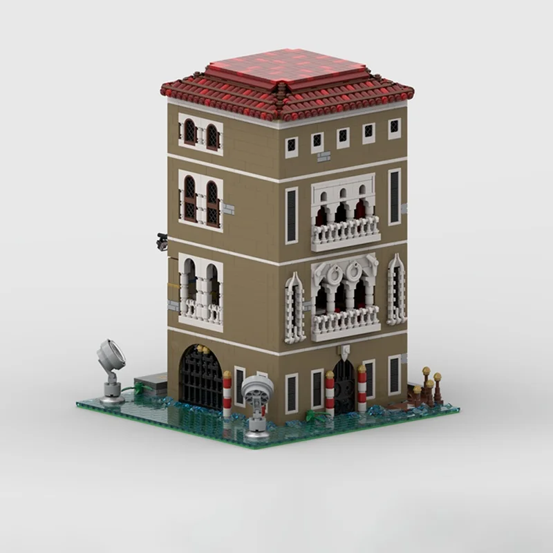 ตัวต่อ MOC พระราชวังจม 3249 ชิ้น แบบโมดูลาร์ ประกอบเอง ของขวัญคริสต์มาส ของเล่นเสริมพัฒนาการเด็ก ของขวัญวันเกิด