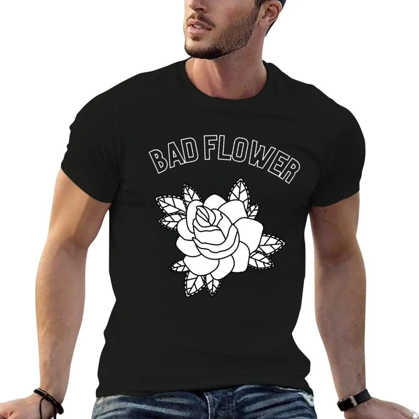Badflower Beautiful Design T-Shirt man t shirt luxury essential t shirt t shirts for man cotton T-shirt