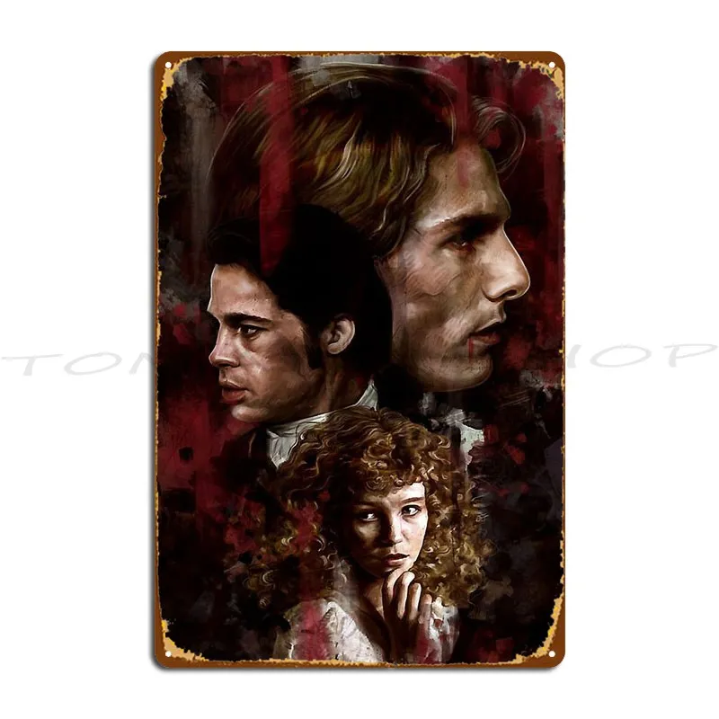 Interview With The Vampire 2x08 Poster Metal Sign Wall Pub Wall Plaque Design Wall Decor Printing  Tin Sign Poster