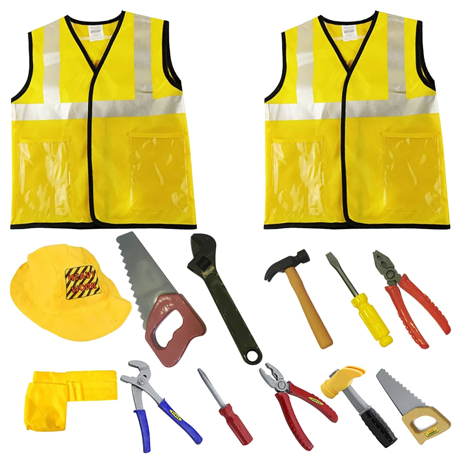 

Детские наборы инженеров с строительными блоками и развивающими игрушками для ролевых игр школьного архитектора на Хэллоуин и творческой игры