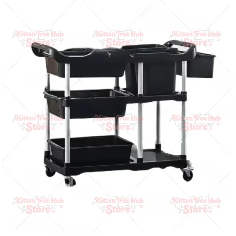 Collection Box Tableware Tableware Mobile Cart Restaurant Cleaning Service Cart