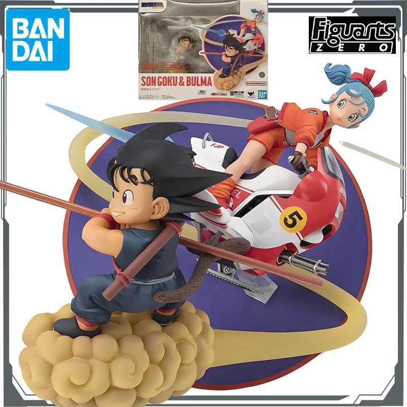 Bandai Originele Handheld Kit Figuarts NUL DRAGON BALL Dragon Ball SON GOKU BULMA 170mm Anime Model Speelgoed Model Geschenken voor jongens