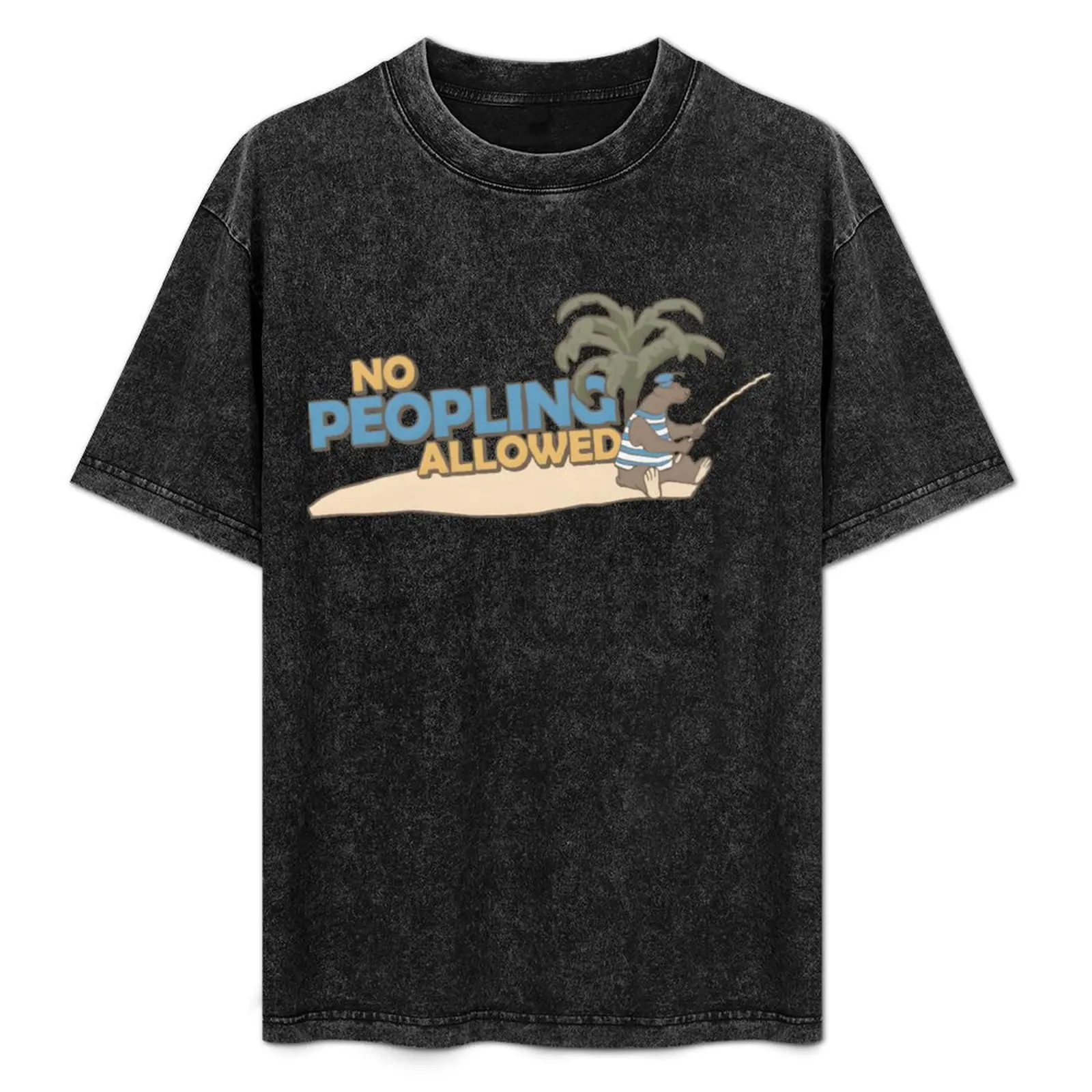 No Peopling Allowed T-Shirt sublime shirts graphic blanks vintage t shirt men