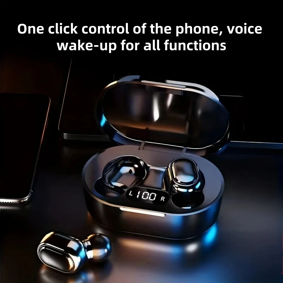 Original E7S Wireless Bluetooth Headset with Mic LED Display Earbuds for iPhone Xiaomi TWS Earphone Bluetooth Headphones Earbuds