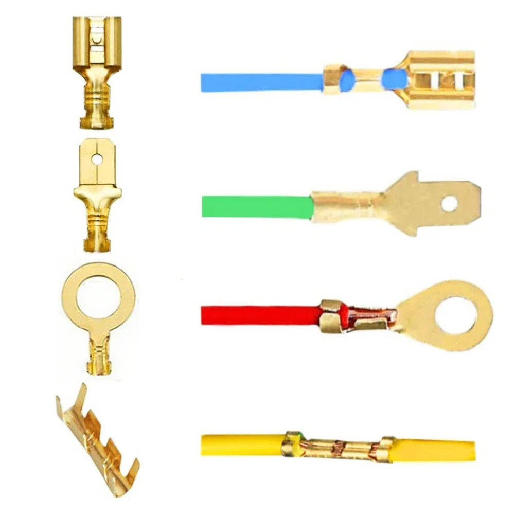 1000PCS 2.8 4.8 6.3mm Male Female Crimp Terminal Connector Kit Insulated Electrical Wire Terminals For Car Auto DIY