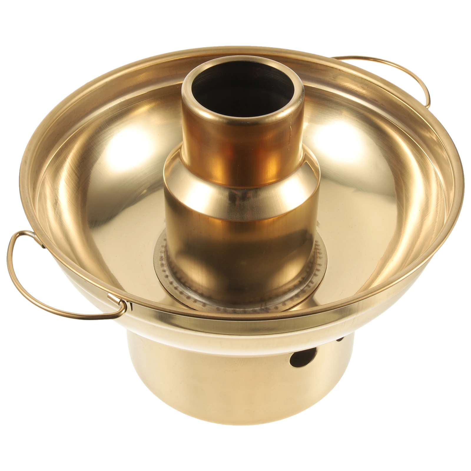 

Dessert Pot Fruit Bowl Stainless Steel Candy Container Heat Saving Easy Clean Adjustable Handles Dry Ice Ice Cream Pot