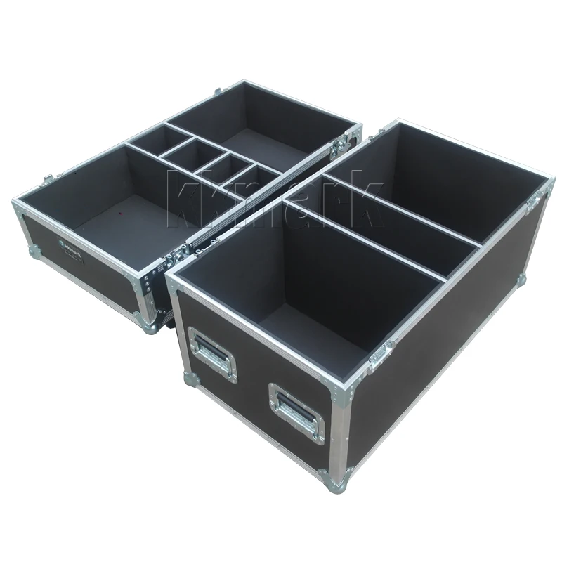 Speaker Flight Case, 12mm Birch Plywood Road Case for EVOX 8 J8 JMIX8 Speaker Array System, EVA Foam Lining, 40x22x27 inch