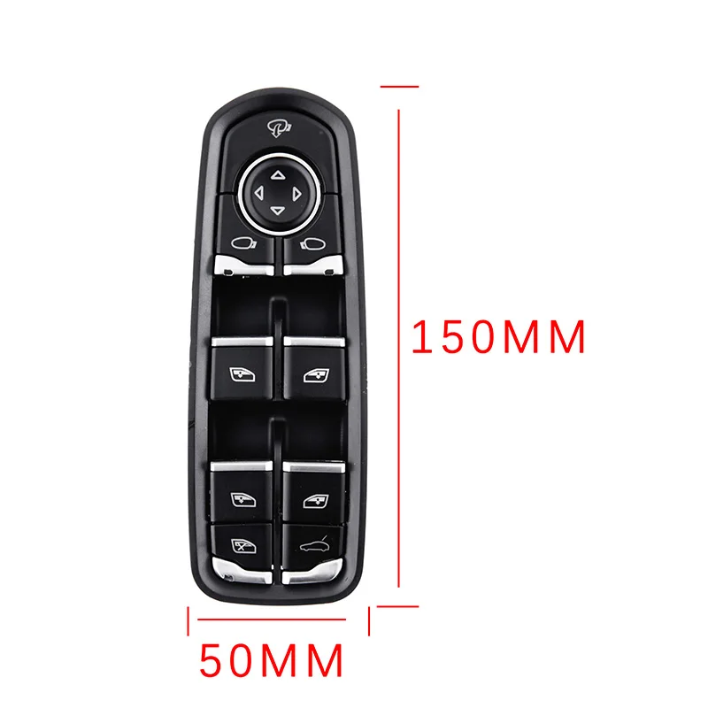 Bouton de commutation de vitre électrique pour Porsche Broderie, 7PP959858AEDML 7PP959858COMPANY ML 7PP959858MDML, Porsche Macan Panamera 2011-2017