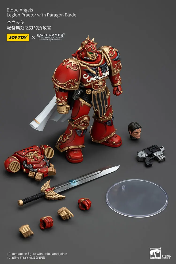 JOYTOY ウォーハンマー「ホルス異端」ブラッドエンジェルズ軍団プレトロアパラゴンブレードアクションフィギュア人形装飾ギフト収集