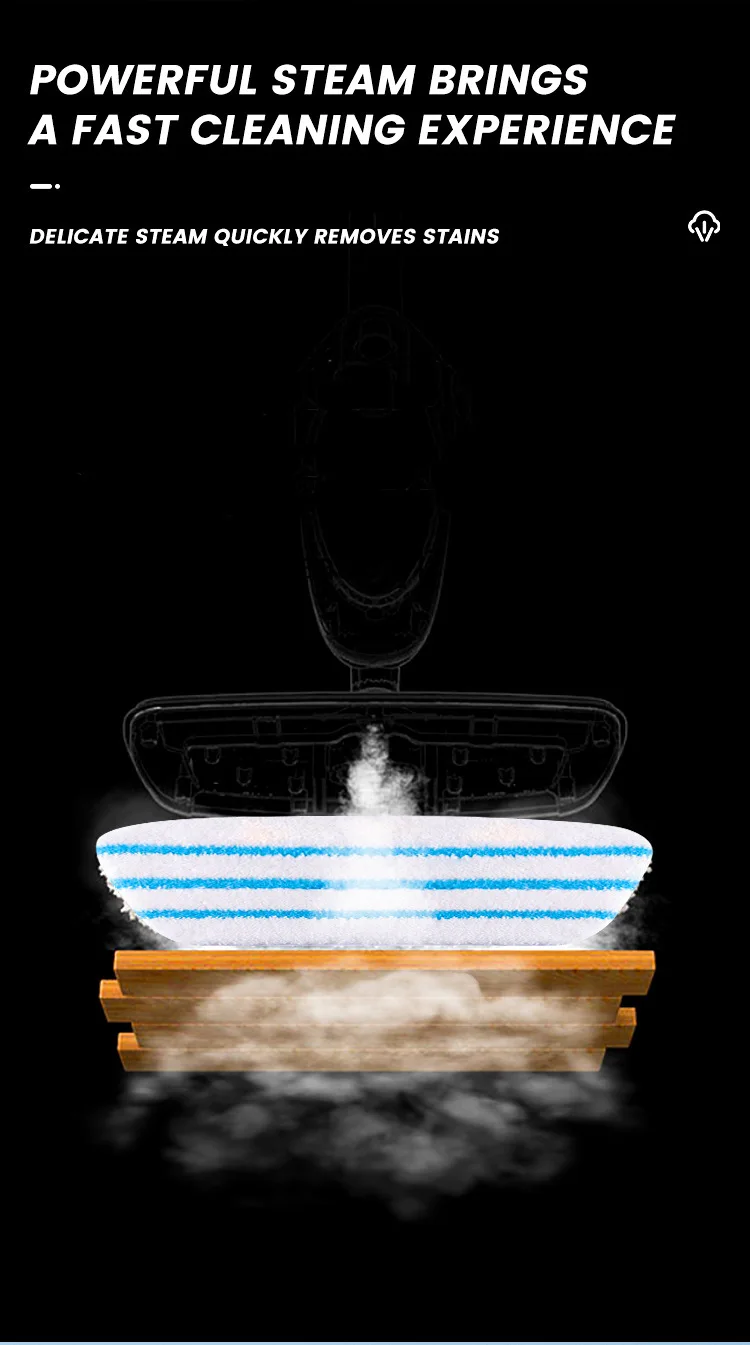 ممسحة بخارية منزلية لتنظيف درجة الحرارة العالية، ماكينة تنظيف الأرضيات الكهربائية المحمولة