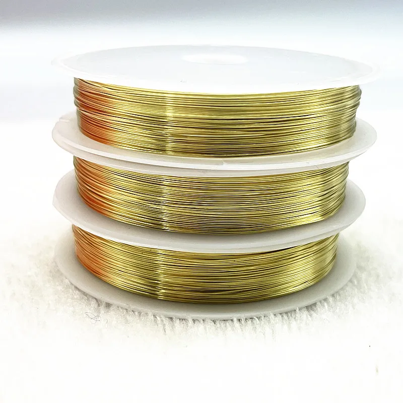 0.3mm 0.4mm Colorful Copper Wires Beading Wire for Jewelry Making DIY Handmade Bracelets Accessories