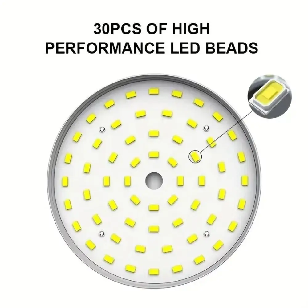 Lámpara LED Recargable impermeable con gancho – Luz camping alto lumen portátil - imagen 2