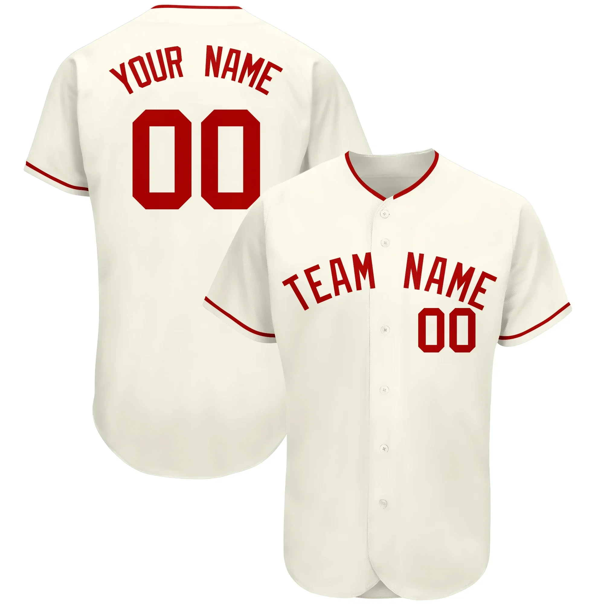 Custom Baseball Jersey,Custom Your Name/Team/Number Print,Any Color Soft Breathable Washable Streetwear for Men/Women/Kids