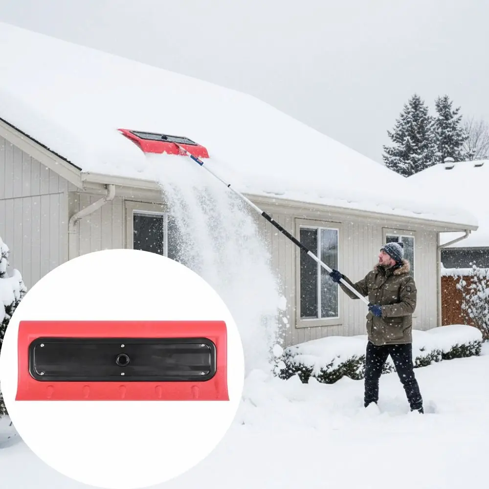 Foam Snow Broom Light Snow Brush Foam Head High-Altitude Roof Snow Rake Designed For Roofs Snow Removal Tool Greenhouse
