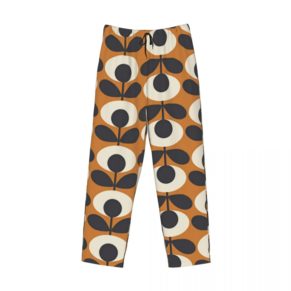 Custom Orla Kiely Flowers Abstract Pajama Pants Men Sleepwear Sleep Lounge Bottoms with Pockets
