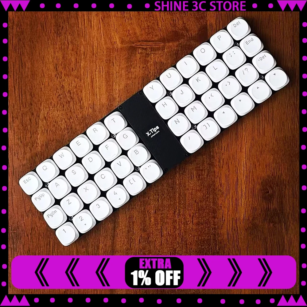 

P48n Keyboard Wired Keyboard 2Mode FR4 Portbale Bluetooth Keyboard Support ZMK promicro nrf52840 Esport Custom Gaming Keyboards