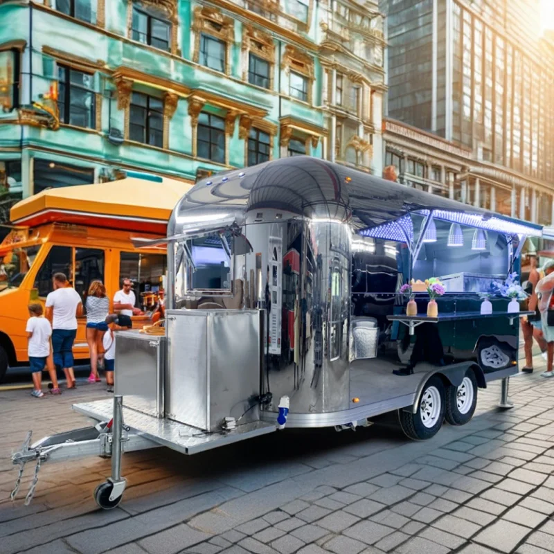 custom.Street Sale Coffee Shop Cart Fast Food Car Beer Snack Hot Dog Stall Mobile Bar Truck Food Truck