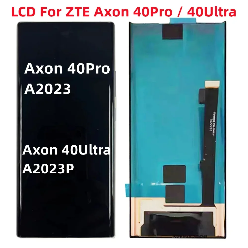 Display LCD Original For ZTE Axon 40 41 Ultra 40 Pro 5G LCD Screen Touch Digitizer Assembly A2023 / A2023P / A2023H Replacement