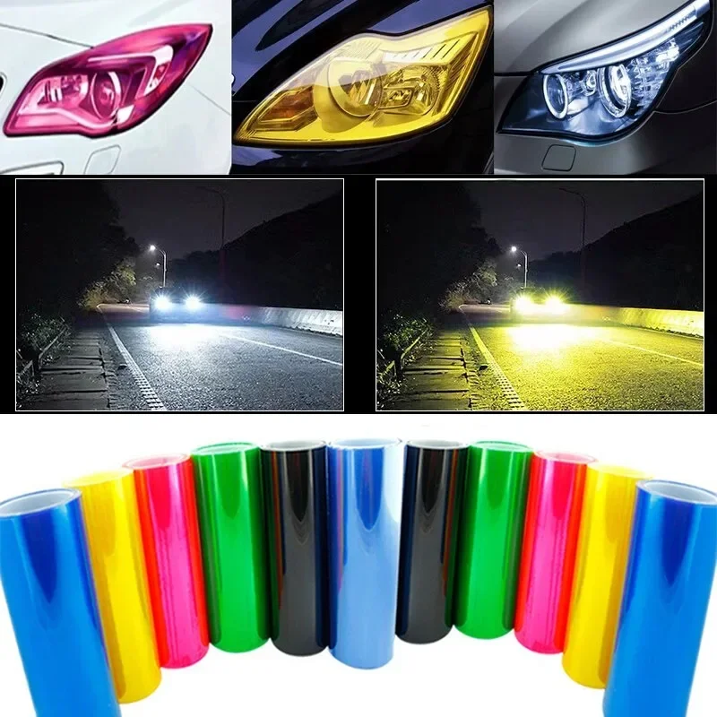 

Car Light Film Auto Headlight Lamp Sticker Car Taillight Tint Vinyl Film Rear Lamp Sheet Sticker Auto Body Film Cover