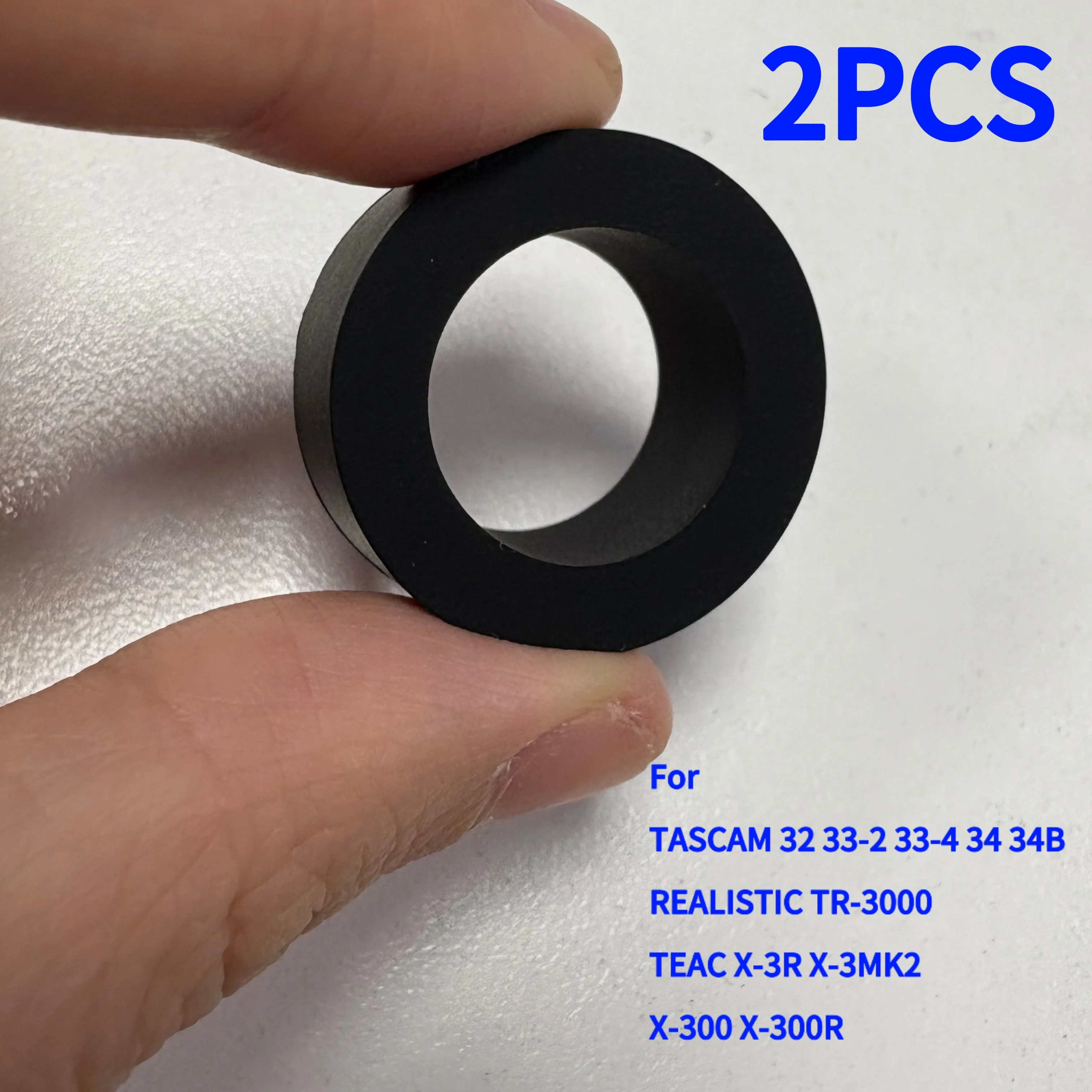 

2PCS Rubber Pinch Roller Tires For TASCAM 32 33-2 33-4 34 34B REALISTIC TR-3000 TEAC X-300R X-3R X-3MK2 X-300