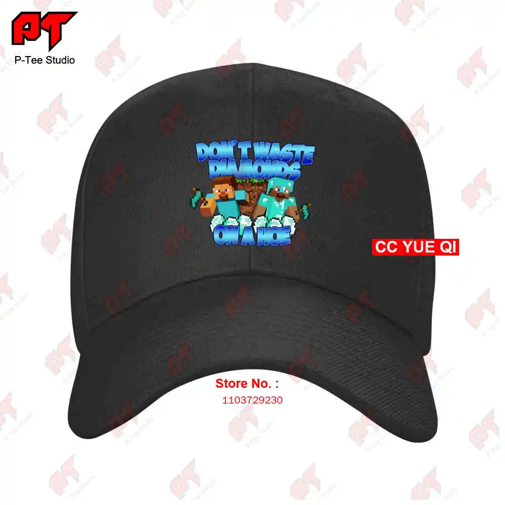 Never Waste Diamonds On A Hoe Funny Baseball Caps Truck Cap TJXG