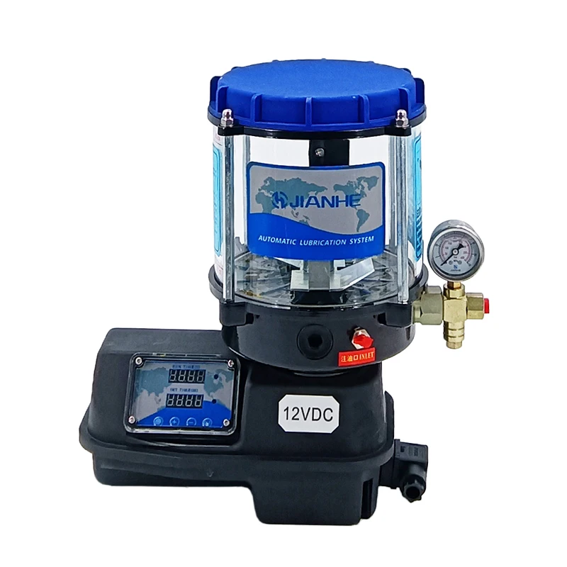 JINAHE Custom Auto Lubrication Progressive Single-Line Systems Professionelle elektrische Kolbenpumpenstruktur