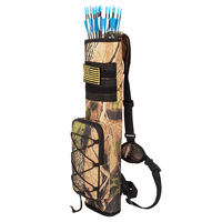 Archery Quiver Arrow Holder Shoulder Bag Carry Bag for Hunting Shooting Target Practicing