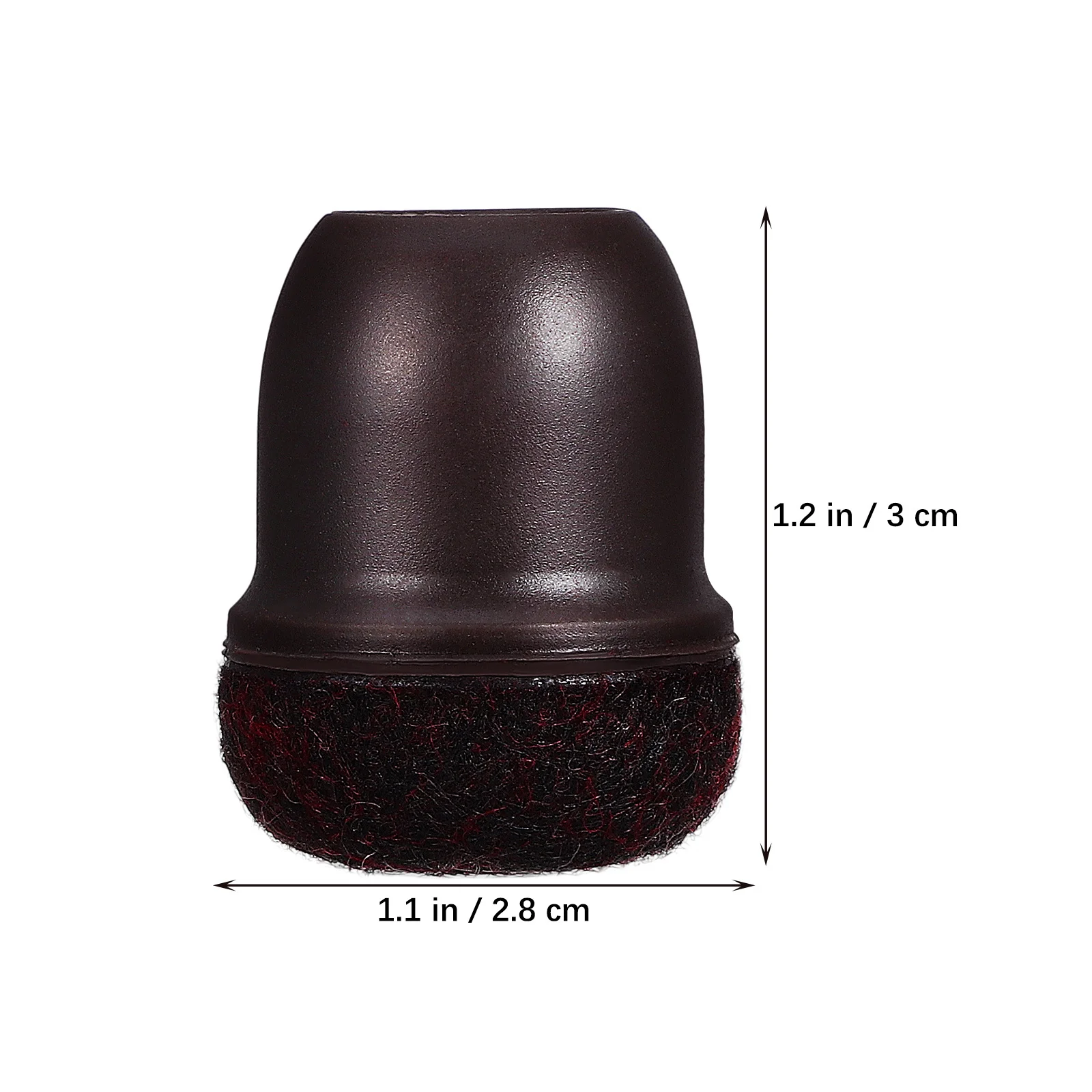 16 قطعة حافظات أرضية الكرسي منصات أقدام الأثاث المستديرة للأرضيات الصلبة قبعات الإنزلاق المطاطية المتينة أغطية أرجل الكرسي المتزلجون