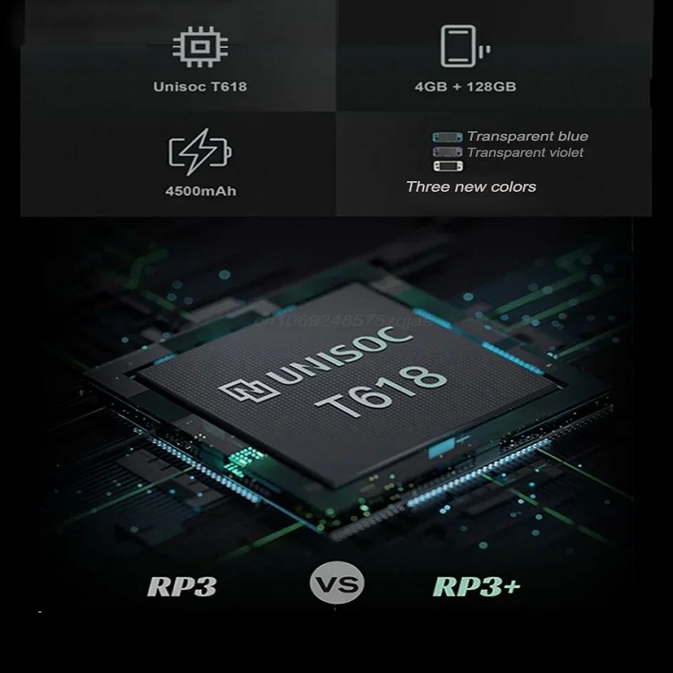 Retroid Pocket 3+ RP3 Plus وحدة تحكم ألعاب ريترو محمولة باليد أندرويد 4.7 بوصة 4g + 128GB 4500mAh T618 Player هدية عيد ميلاد مدمجة