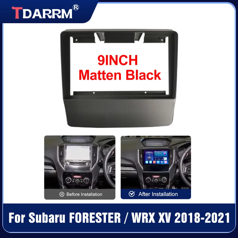 

9-дюймовый автомобильный адаптер для Subaru 2018-2021 FORESTER/WRX XV DVD, стерео радио, аудиосистема приборной панели, комплект навигационных жгутов панелей