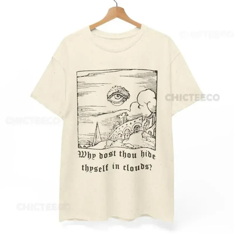 Why dost thou hide thyself in clouds William Blake T shirt Eye of God tee