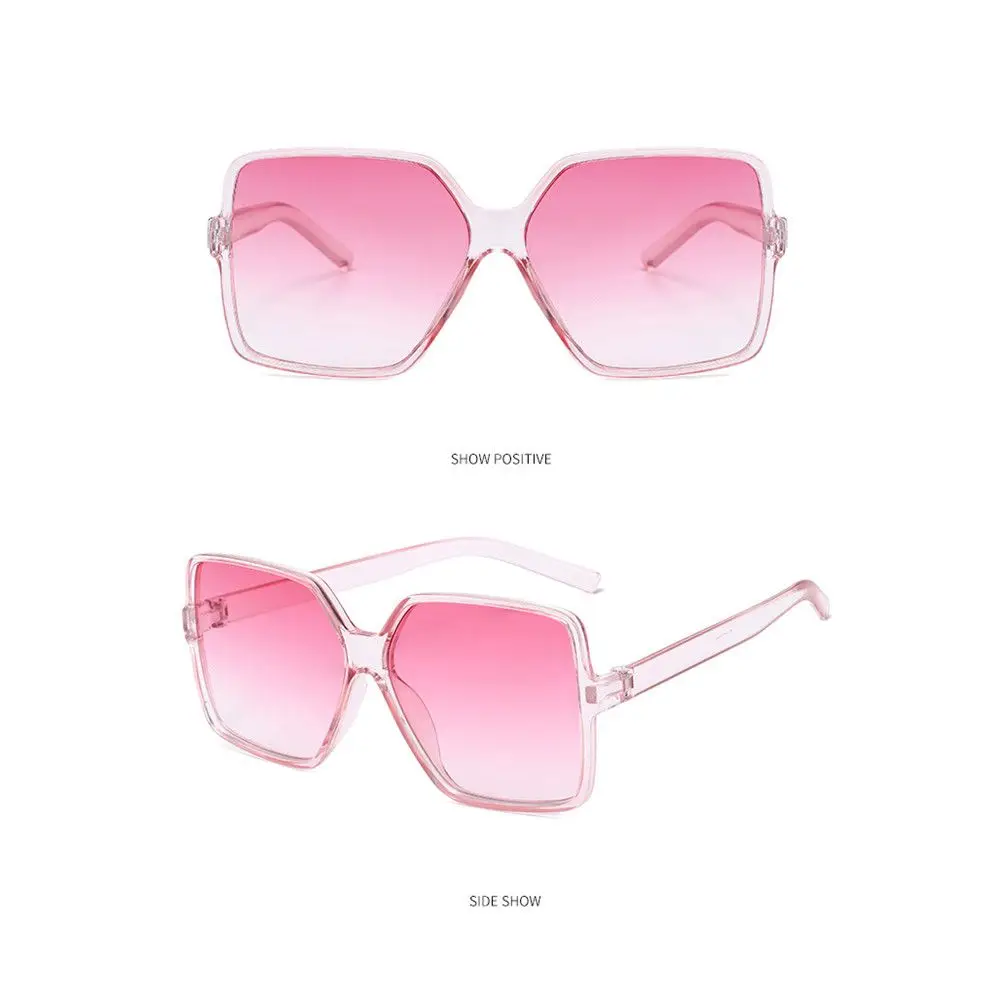 Oversized Square Sunglasses for Women and Men UV Protection Eyeglasses Retro Big Frame Sun Glasses Fashion Shades image 2