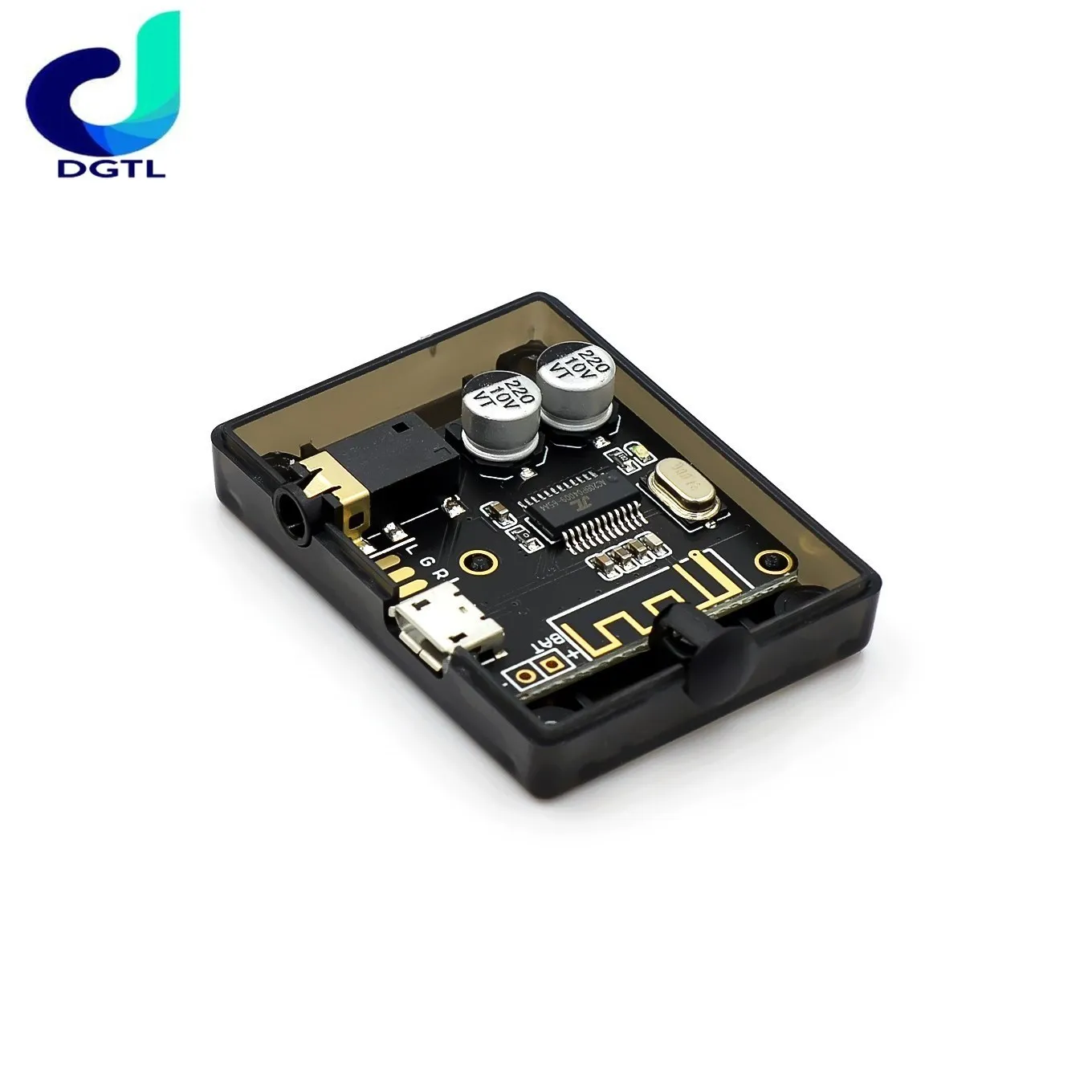 For Bluetooth 5.0 Decoder Board Audio Receiver BT5.0 PRO MP3 Lossless Player Wireless Stereo Music Amplifier Module With Case