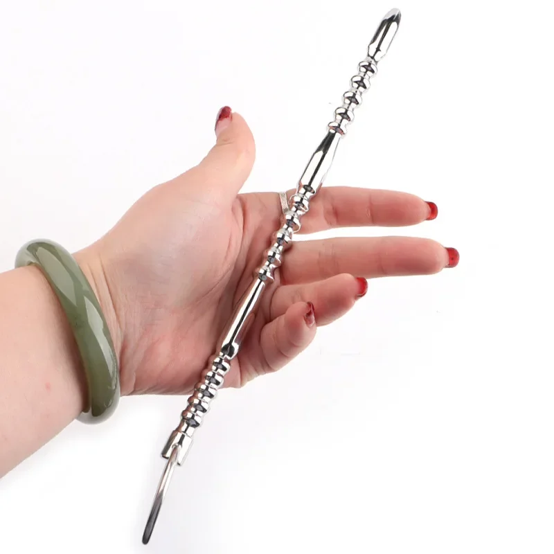 إطالة الحصان العين قضيب مجرى البول المكونات القضيب الاستمناء الفولاذ المقاوم للصدأ موسع الذكور الجنس أداة طويلة عميق مجرى البول التوصيل