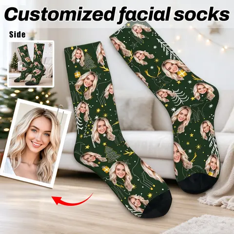 Custom Avatar Socks for Men And Women DIY Personalized Picture Photo Socks Customizable Gifts