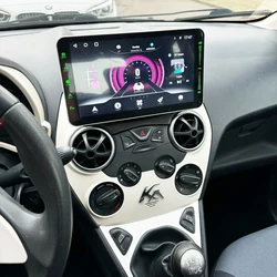 Radio samochodowe multimedialny odtwarzacz wideo nawigacja GPS dla Ford KA 2008-2012 128GB Android 13 AI CarPlay głos Stereo jednostka główna DSP