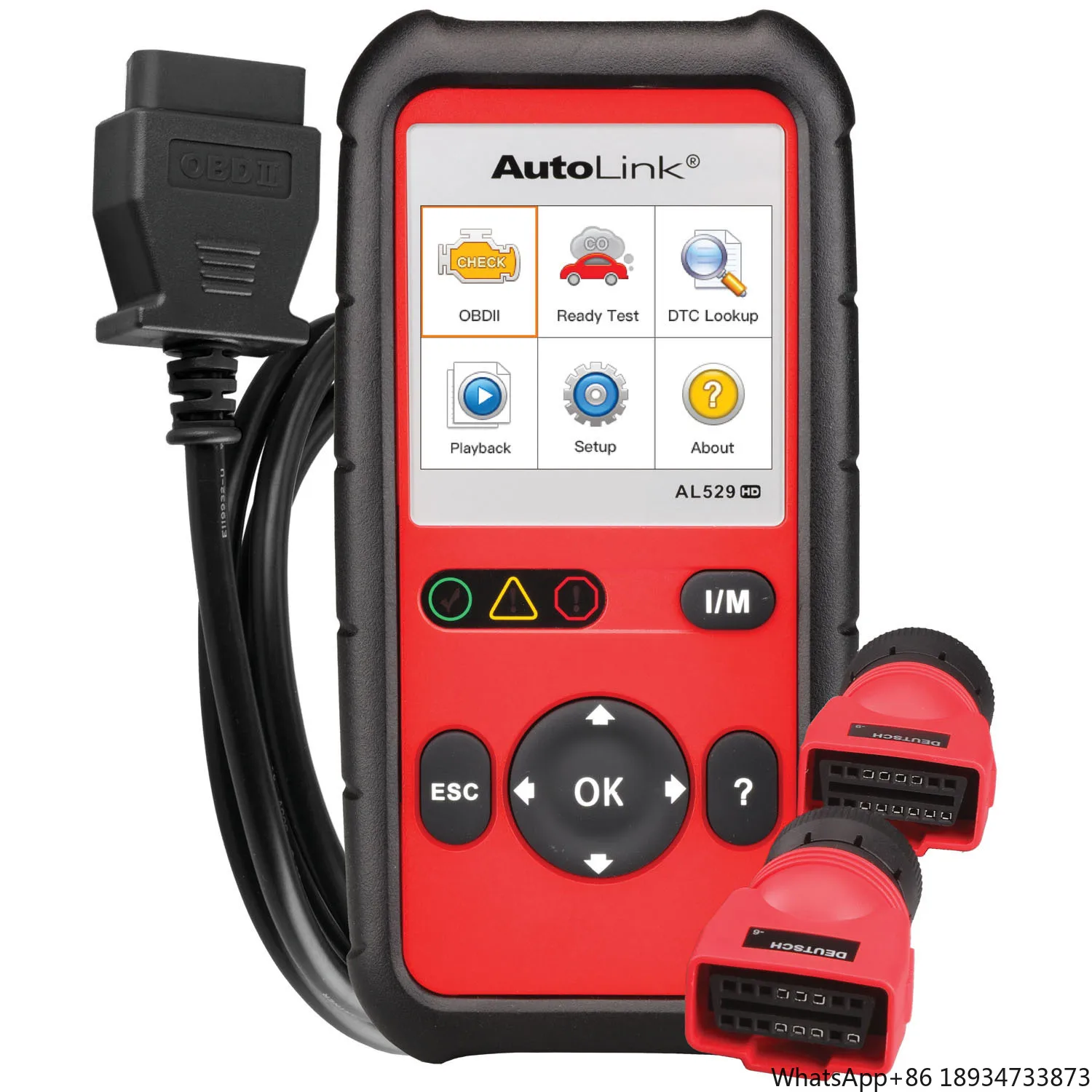 Autel AL529HD Enhanced Heavy Duty Vehicle Scan Tool AutoLink AL529HD Diagnostic Scanner