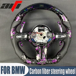 Carbon Fiber Car Steering Wheel for BMW M M3 M5 M6 F01 F02 F06 F07 F10 F11 F12 F13 F30 F32 F80 F91 E90 E91 E92 Car Accessories