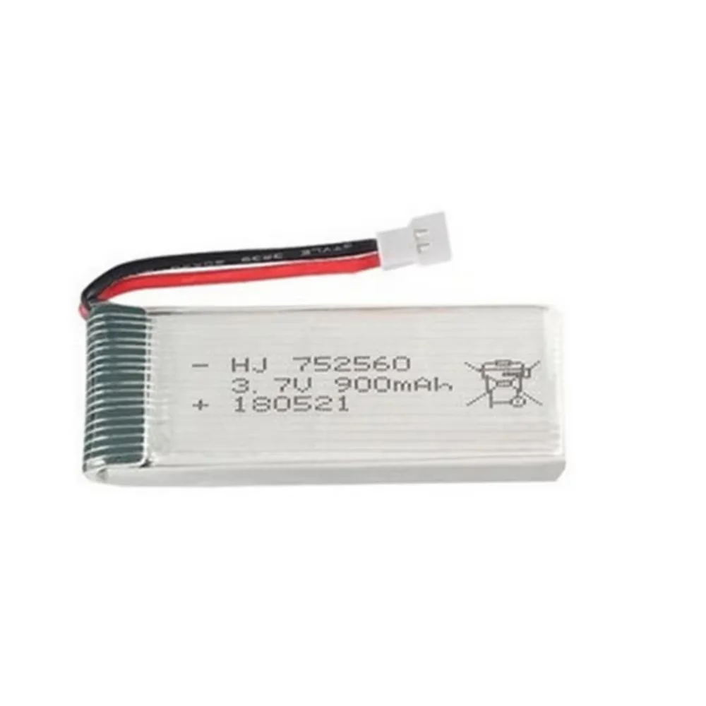 3.7V 900mAh 30c Lipo Battery 752560 for 8807 8807W A6 A6W M68 x5 x5c RC Quadcopter Drone Spare Part