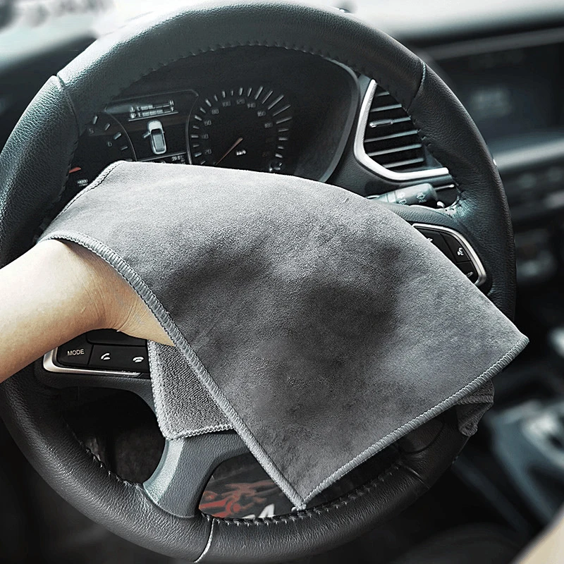 تجفيف السيارة أفخم منشفة غسيل السيارات الداخلية تنظيف فرشاة ناعمة أداة لفورد ST خط التركيز Mk4 MK3 4 حافة بوما فييستا مونديو MK5