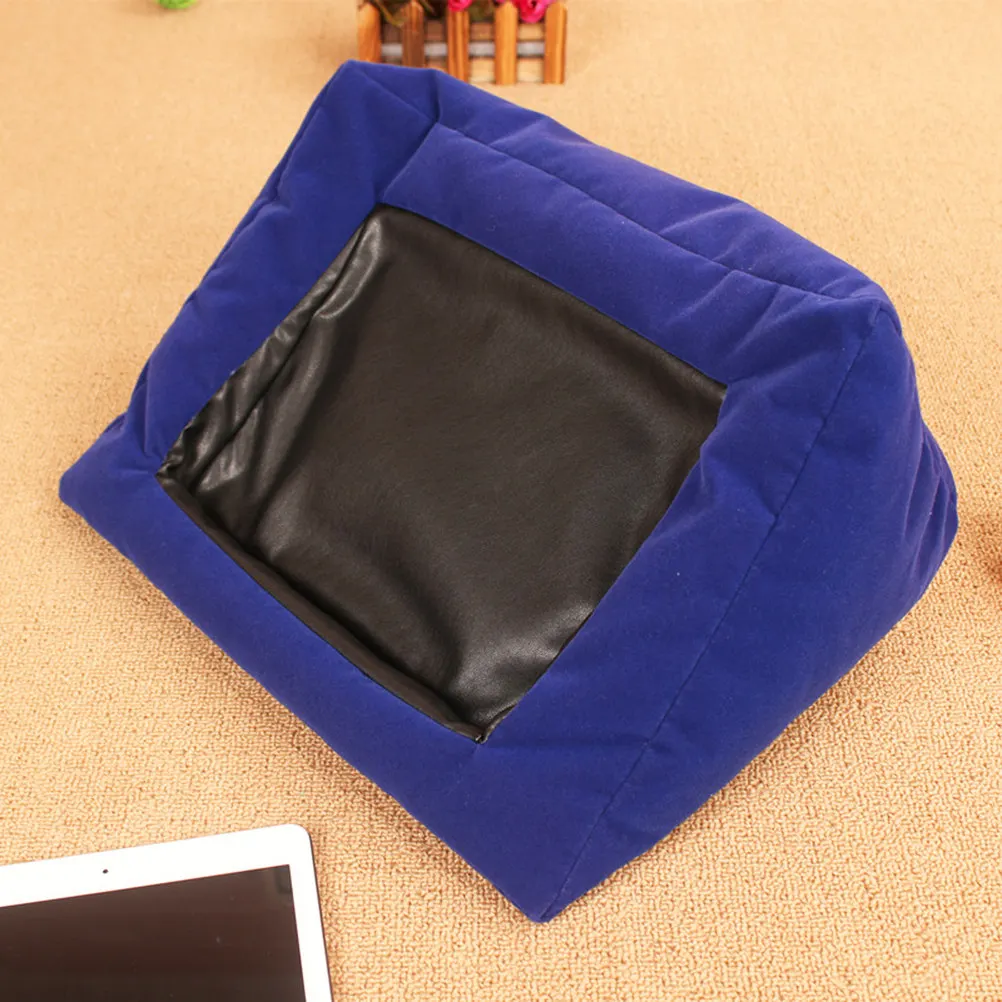 

Подушка-подставка для планшета и телефона, синяя, для чтения и просмотра видео, для кровати и пола