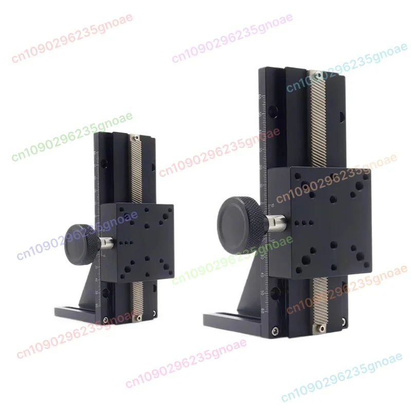 

1pcs Z Axis Dovetail Groove Linear Long Stroke Fine-Tuning Sliding Table LWZ60 L=100-500mm Manual Displacement Trimming Platform