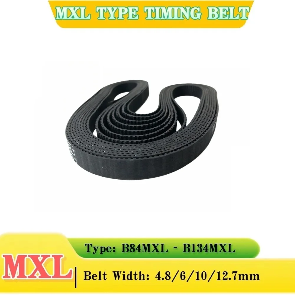 MXL Timing Belt B84MXL to B134MXL 2.032mm Tooth Pitch Rubber Synchronous Belt for CNC Machines Width Options 4.8/6/10/12.7mm