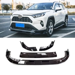 Front Bumper Lip Chin Tuning Accessories Splitter Body Kit Spoiler Deflector For Toyota RAV4 2019 2020 2021 2022