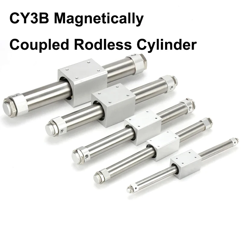 

CY3B Magnetically Coupled Rodless Cylinder CY3B10 15 20 25 32 40 50 63-50 100 150 200 250 300 350 400 SMC Type Rodless Cylinder