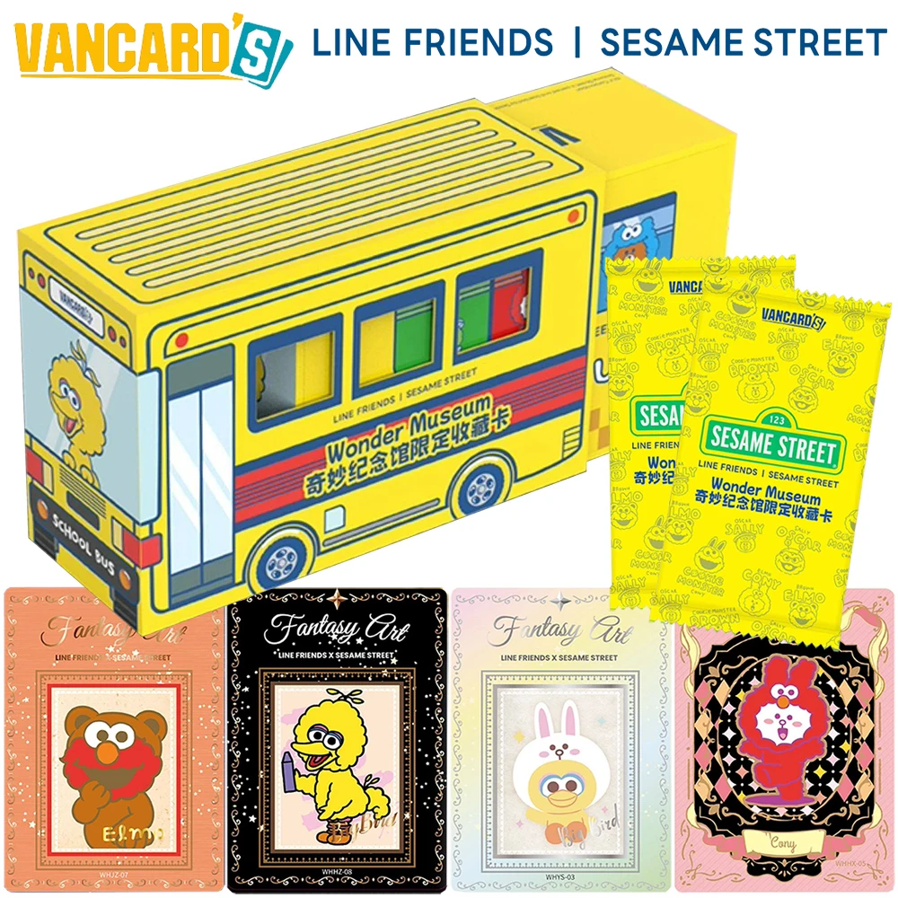 

VANCARD'S Original SESAME STREET Collection Card American Classic Children's Comedy Cartoon Exquisite Card Toys Fans Hobby Gifts