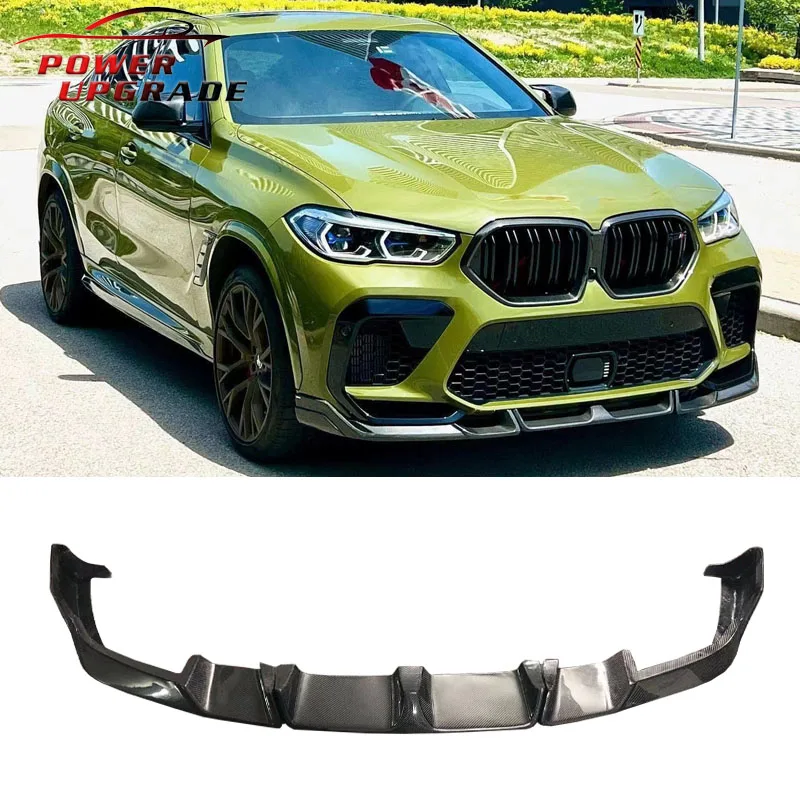 

For BMW X6M F96 LD style Carbon Fiber Front Lip Front bumper Body Kit Retrofit accessories