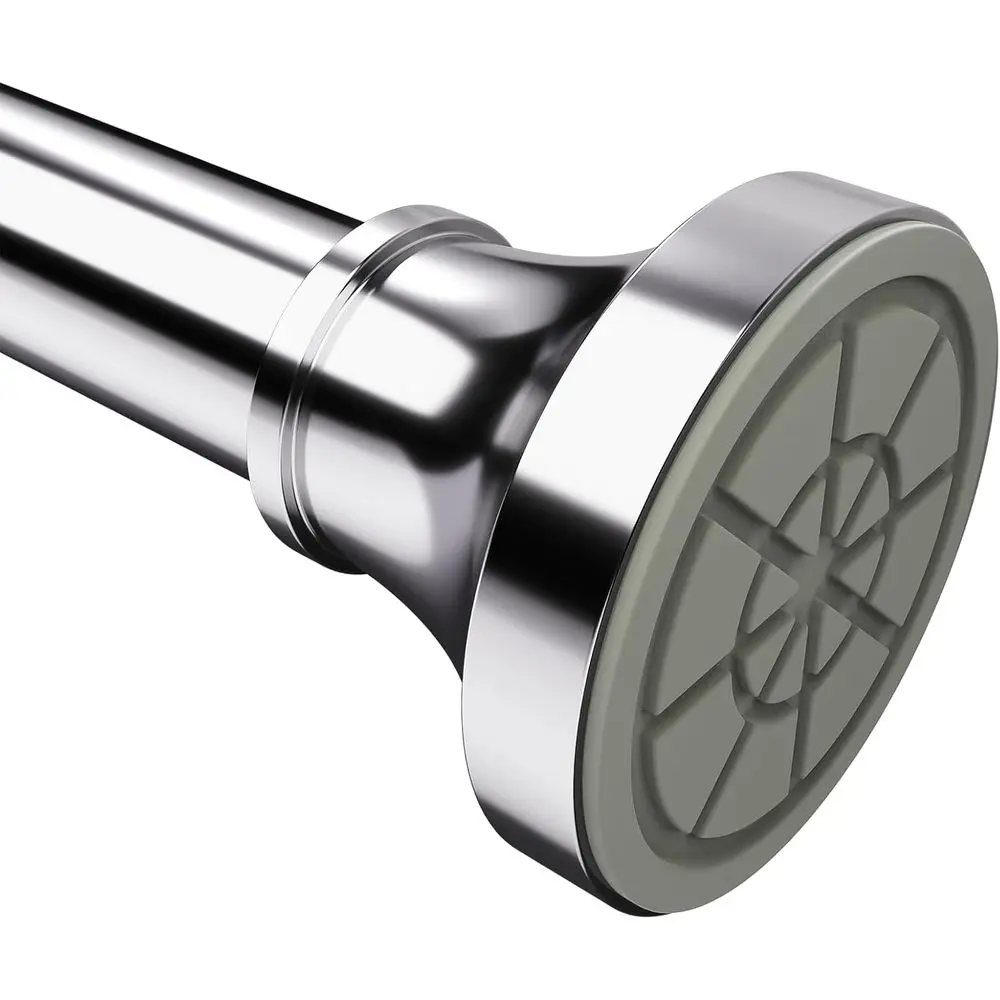 

Adjustable Tension Shower Curtain Rod, 31-80 Range, 1 Diameter, Heavy Duty Stainless Steel, No-Drill Spring Rod for Bathroom, Ki