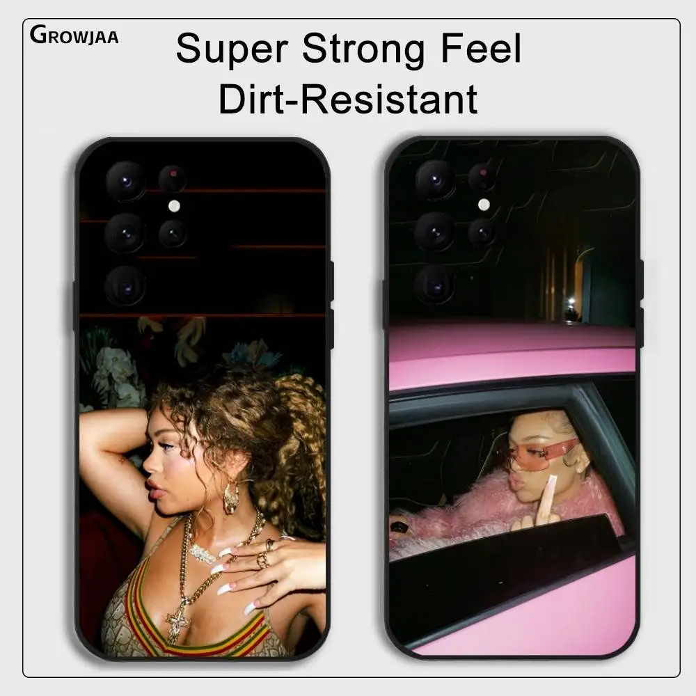 

L-Lattos Singer Fashion Phone Case For Samsung Galaxy S24 Ultra S22 S23 Ultra S21 S20 5G Protective Silicone TPU Soft Funda